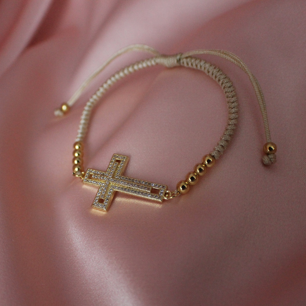 Statement Cross Bracelet