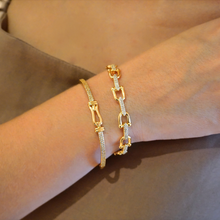 Load image into Gallery viewer, Lock Chain Bracelet
