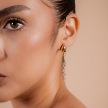 Load image into Gallery viewer, Gold Drop Midi Earrings
