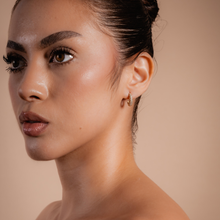 Load image into Gallery viewer, Shimmering Hoops Earrings
