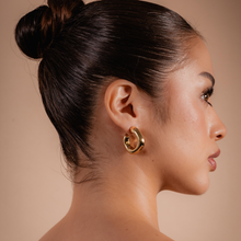 Load image into Gallery viewer, Squared Hoops
